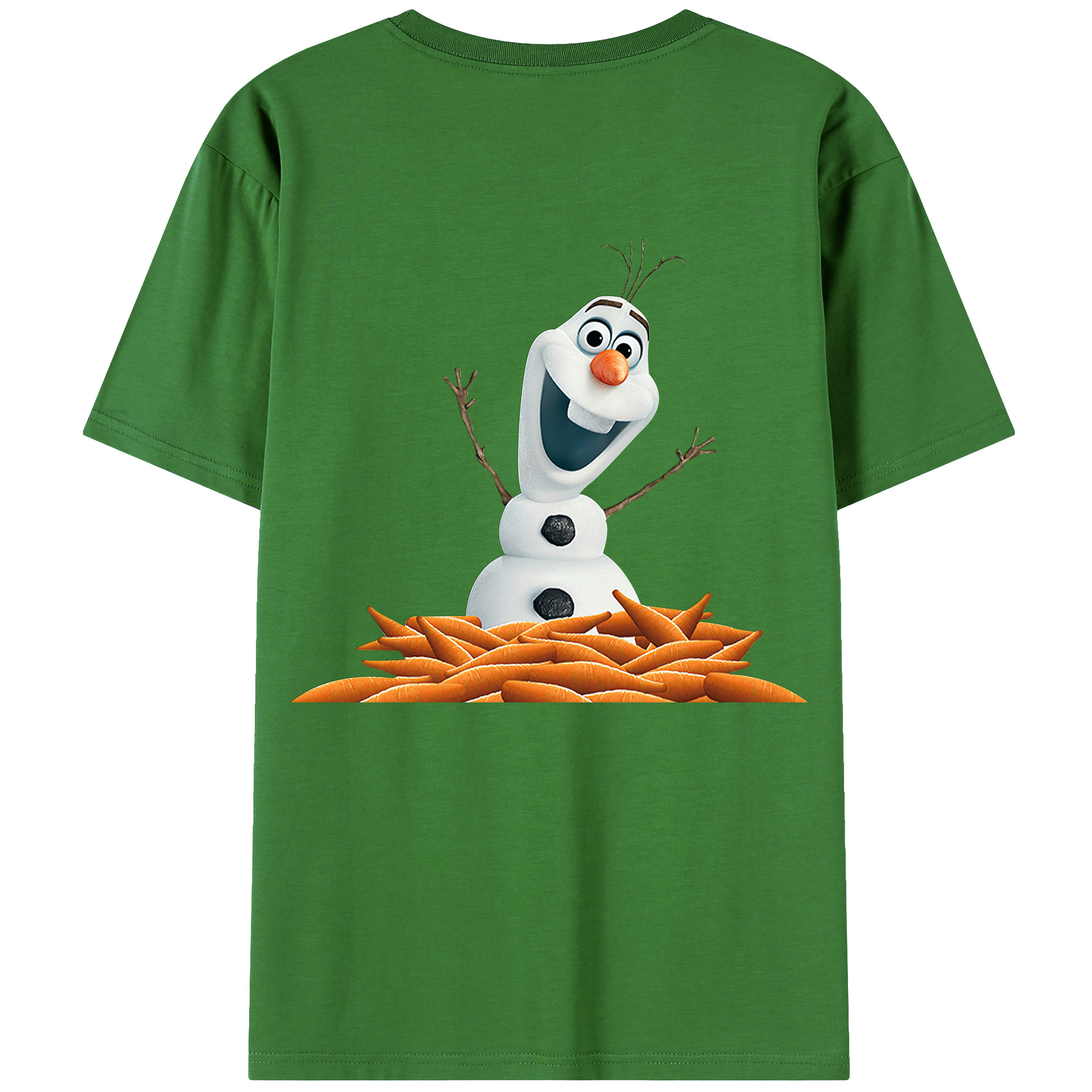（画像用） アナと雪の女王 アンナ エルサ Frozen Anna Elsa レディース半袖Tシャツ(バックプリント)